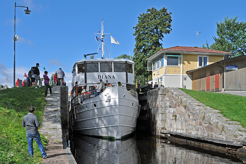 Gøta kanal, 5 mil från Brunsbo Gästgiveri, Hotell och Biskopsgård